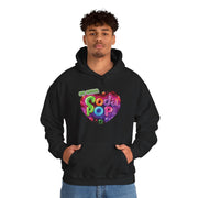Soda Pop Heart Hoodie - Retro Unisex Sweatshirt for Fun Gatherings, Cozy Nights, Music Festivals, Unique Gifts & Casual Wear