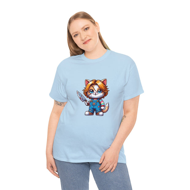 Horror Movie Cats Unisex Heavy Cotton Tee