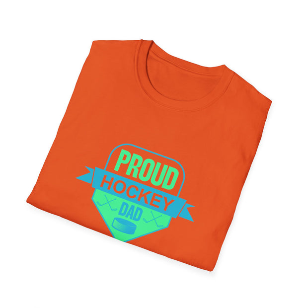 Proud Hockey Dad Unisex Softstyle T-Shirt