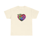 Soda Pop Heart Tee - Vintage Unisex Cotton T-Shirt, Casual Wear, Retro Graphic Tee, Gift for Soda Lovers, Summer Fashion