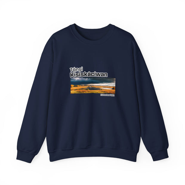 Tánsi Cree Saskatchewan Unisex Heavy Blend™ Crewneck Sweatshirt