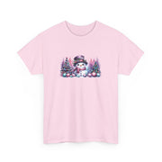 Pastel Snowman Unisex Heavy Cotton Tee