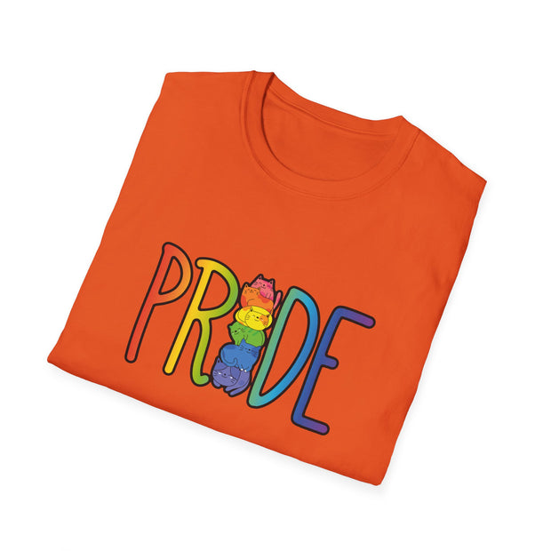 Cat Pride Tower Unisex Softstyle T-Shirt
