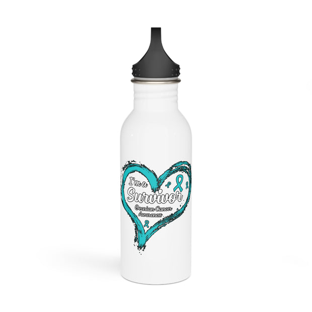 Ovarian Cancer Survivor Stainless Steel Water Bottle
