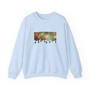 Golden Musical Notes Unisex Heavy Blend™ Crewneck Sweatshirt