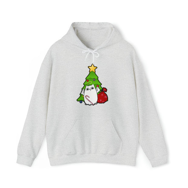 Christmas cat Unisex Heavy Blend™ Hooded Sweatshirt