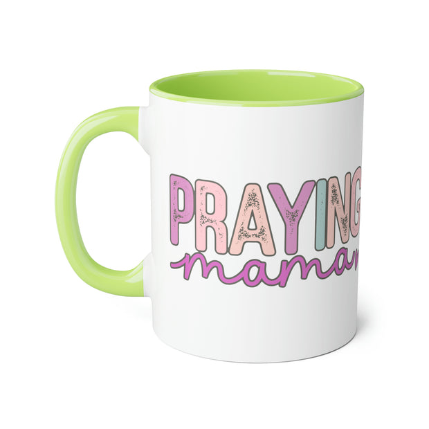 Praying Mama Accent Mugs, 11oz