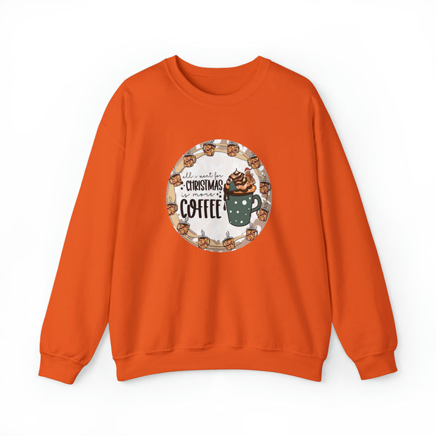 Christmas Coffee Unisex Heavy Blend™ Crewneck Sweatshirt