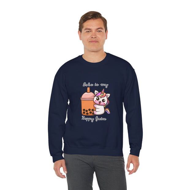 Unicorn Boba Unisex Heavy Blend™ Crewneck Sweatshirt