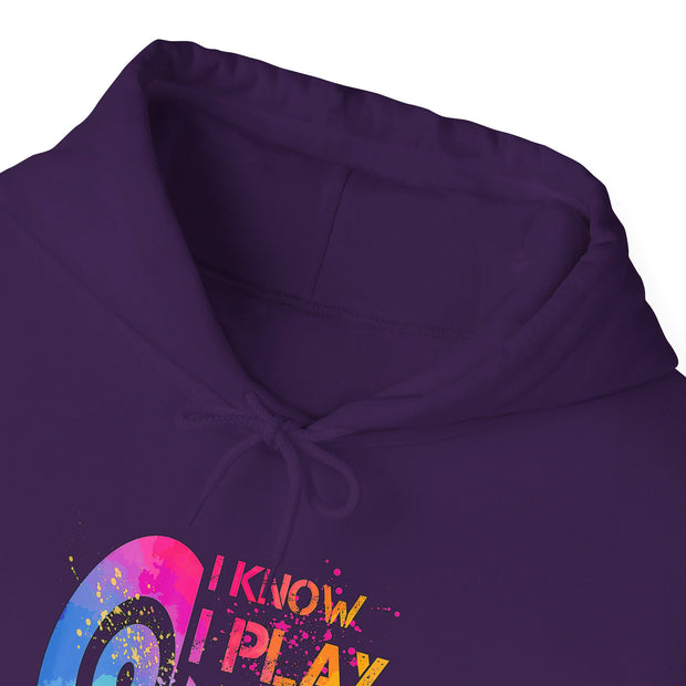 I Know I Play Like A Girl Unisex Heavy Blend™ Hooded Sweatshirt