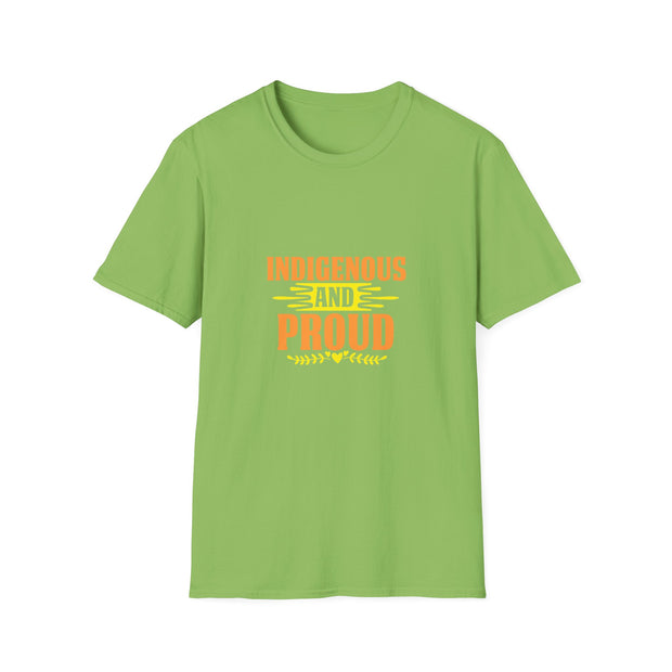 Indigenous and Proud Unisex Softstyle T-Shirt