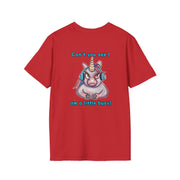 Busy Gaming Unicorn Unisex Softstyle T-Shirt