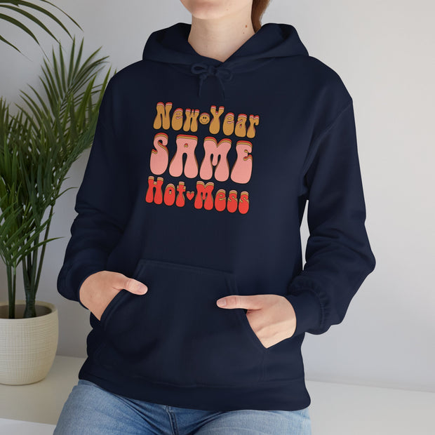 Same Hot Mess Unisex Heavy Blend™ Hooded Sweatshirt