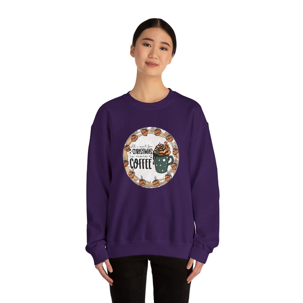 Christmas Coffee Unisex Heavy Blend™ Crewneck Sweatshirt