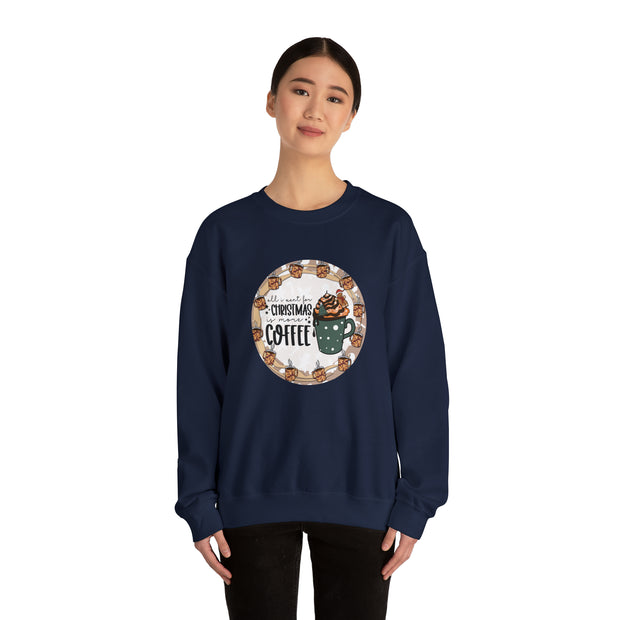 Christmas Coffee Unisex Heavy Blend™ Crewneck Sweatshirt