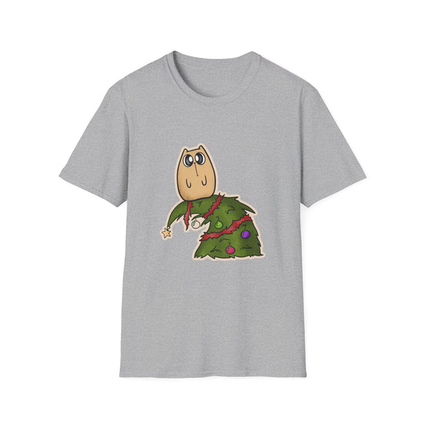Christmas Cat Unisex Softstyle T-Shirt