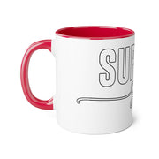 Breast Cancer Support Accent Mugs, 11oz