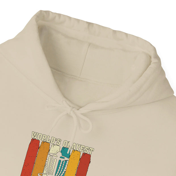 World’s Okayest Disc Golf Player Unisex Heavy Blend™ Hooded Sweatshirt