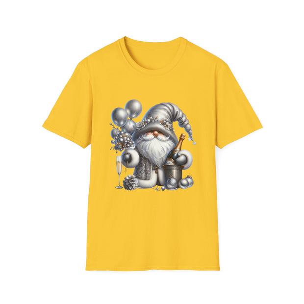 New Year Gnome Unisex Softstyle T-Shirt