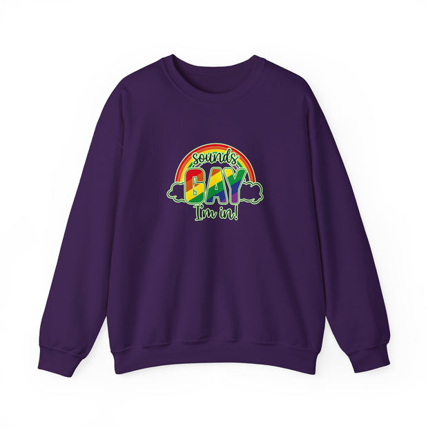 Sounds Gay Unisex Heavy Blend™ Crewneck Sweatshirt