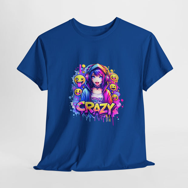 Graffiti Anime Girls Unisex Heavy Cotton Tee