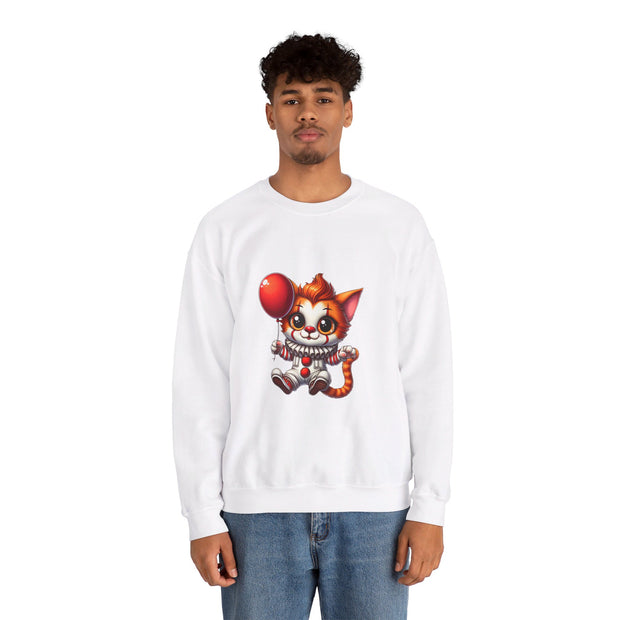 Horror Movie Cats Unisex Heavy Blend™ Crewneck Sweatshirt