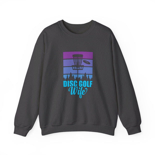 Disc Golf Wife Unisex Heavy Blend™ Crewneck Sweatshirt