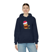 Christmas cat Unisex Heavy Blend™ Hooded Sweatshirt