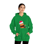 Christmas cat Unisex Heavy Blend™ Hooded Sweatshirt