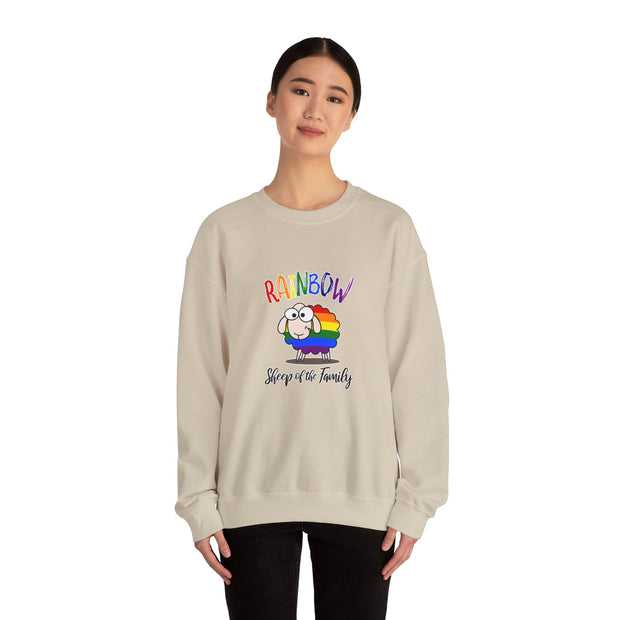Rainbow Sheep Unisex Heavy Blend™ Crewneck Sweatshirt