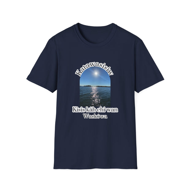 Cree Saskatchewan Skies Unisex Softstyle T-Shirt