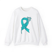 Teal Ribbon Unisex Heavy Blend™ Crewneck Sweatshirt