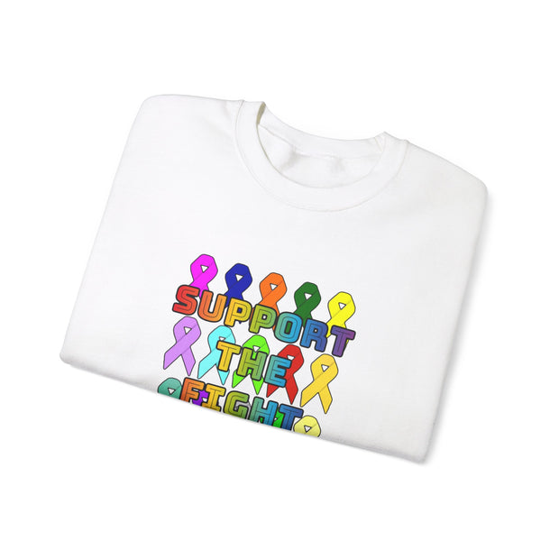 Support the Fight Unisex Heavy Blend™ Crewneck Sweatshirt