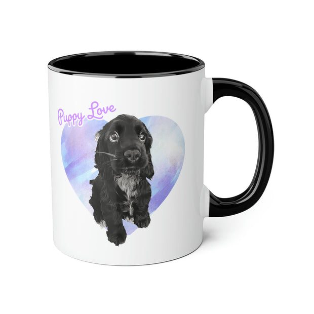 Puppy Love Accent Mugs, 11oz