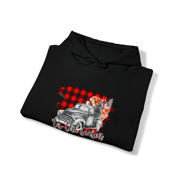 Christmas truck Unisex Heavy Blend™ Hooded Sweatshirt