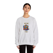 Rubik Cube Unisex Heavy Blend™ Crewneck Sweatshirt