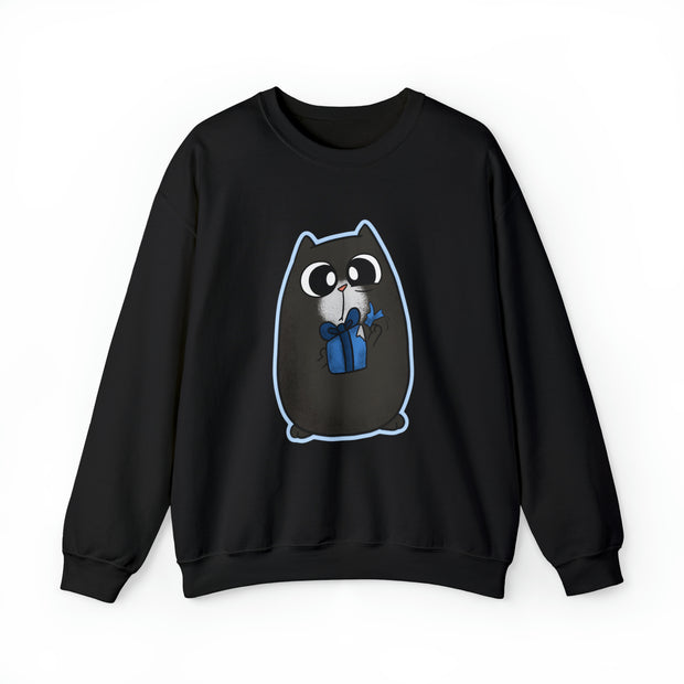 Christmas cat Unisex Heavy Blend™ Crewneck Sweatshirt