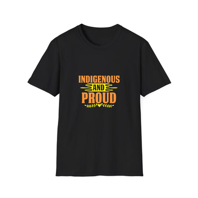 Indigenous and Proud Unisex Softstyle T-Shirt