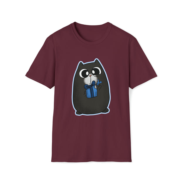Christmas cat Unisex Softstyle T-Shirt