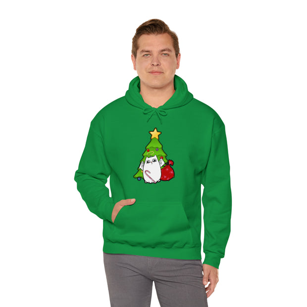 Christmas cat Unisex Heavy Blend™ Hooded Sweatshirt