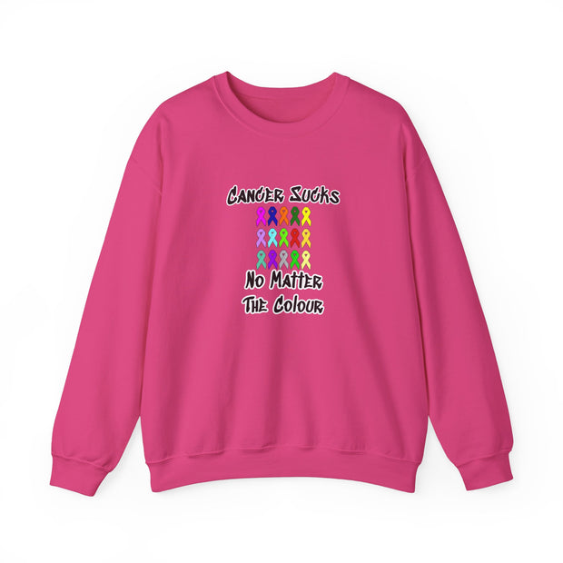 Cancer Sucks Unisex Heavy Blend™ Crewneck Sweatshirt