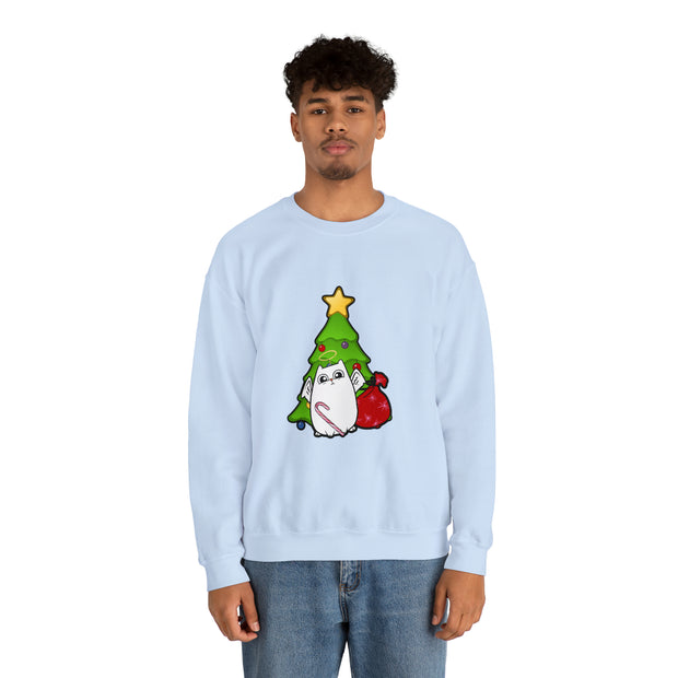 Christmas cat Unisex Heavy Blend™ Crewneck Sweatshirt