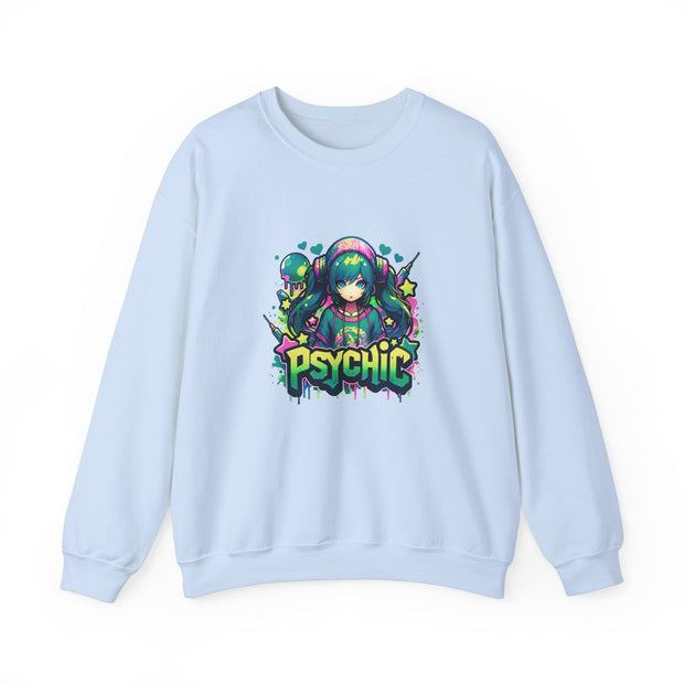 Graffiti Anime Girls Unisex Heavy Blend™ Crewneck Sweatshirt