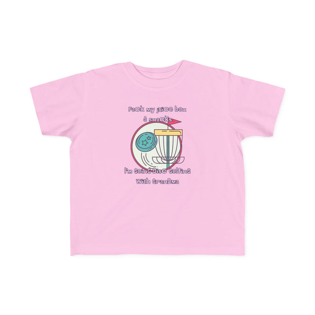 Disc Golf with Grandma Toddler's Fine Jersey Tee