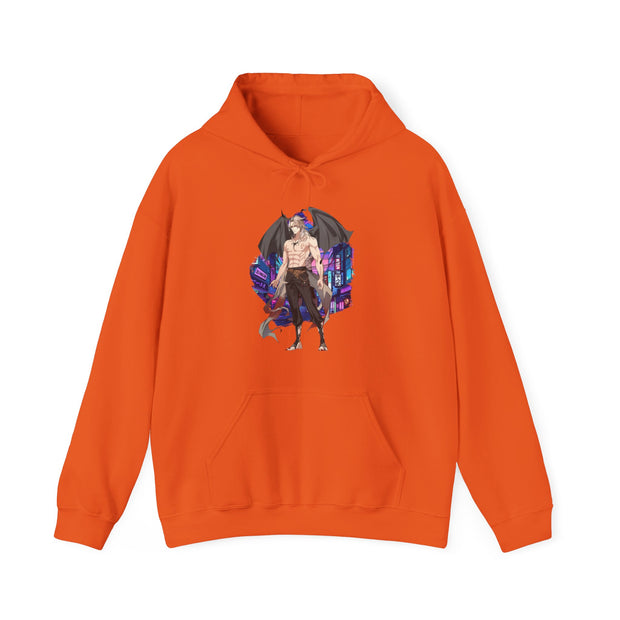 Anime Male Demon Unisex Heavy Blend™ Hooded Sweatshirt