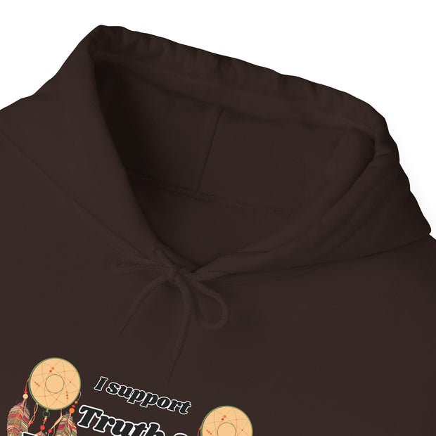 I Support Truth & Reconciliation Unisex Heavy Blend™ Hooded Sweatshirt