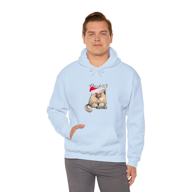 Christmas cat Unisex Heavy Blend™ Hooded Sweatshirt