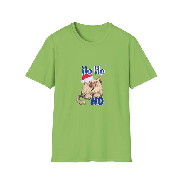 Christmas cat Unisex Softstyle T-Shirt