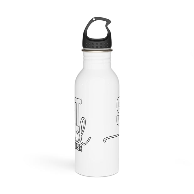Breast Cancer Support Stainless Steel Water Bottle