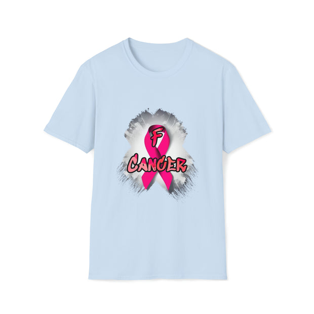 F cancer Unisex Softstyle T-Shirt